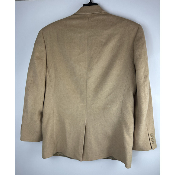 Lauren Ralph Lauren Camel Hair Sport Coat Blazer Jacket Tan Men's 40R 40 Regular - Picture 13 of 15